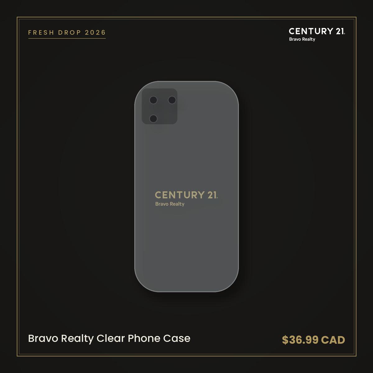Bravo Realty Clear Phone Case — Century 21 Bravo Realty