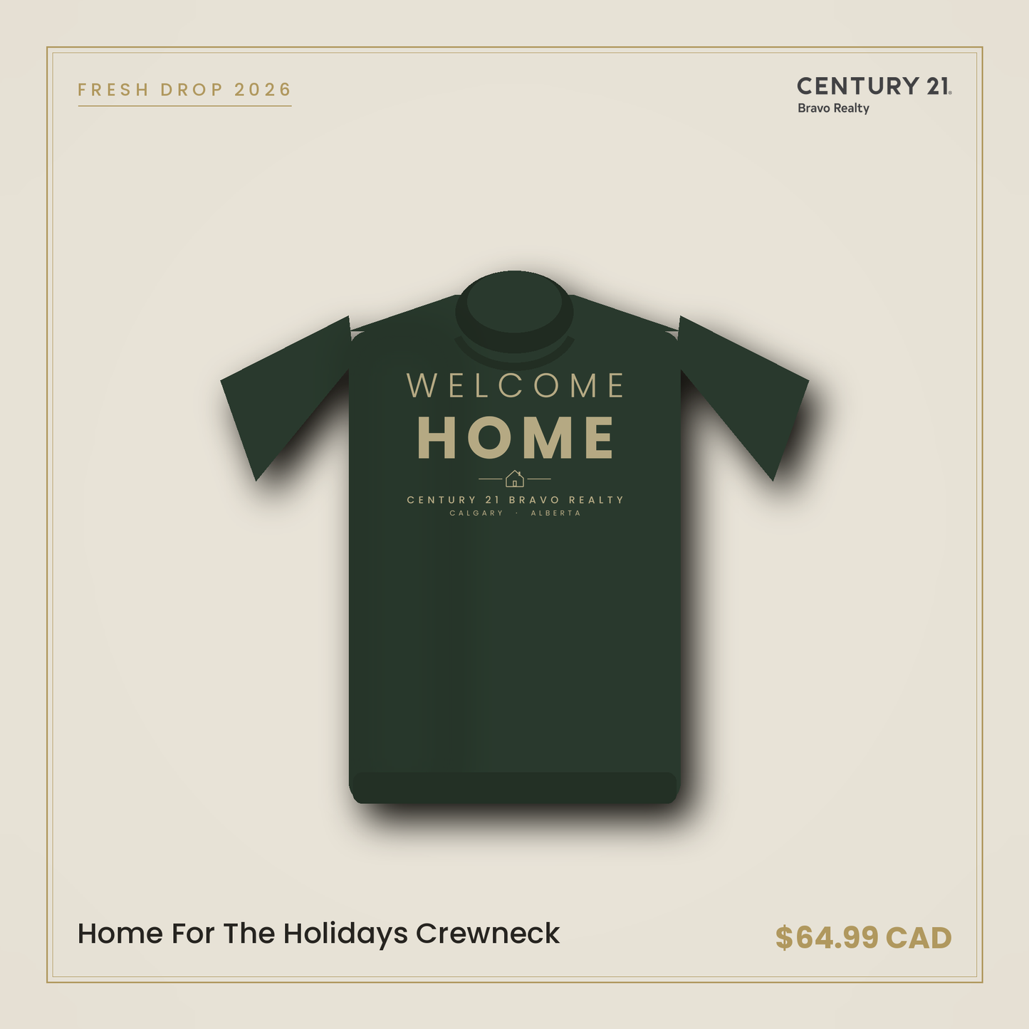 Home For The Holidays Crewneck — Century 21 Bravo Realty