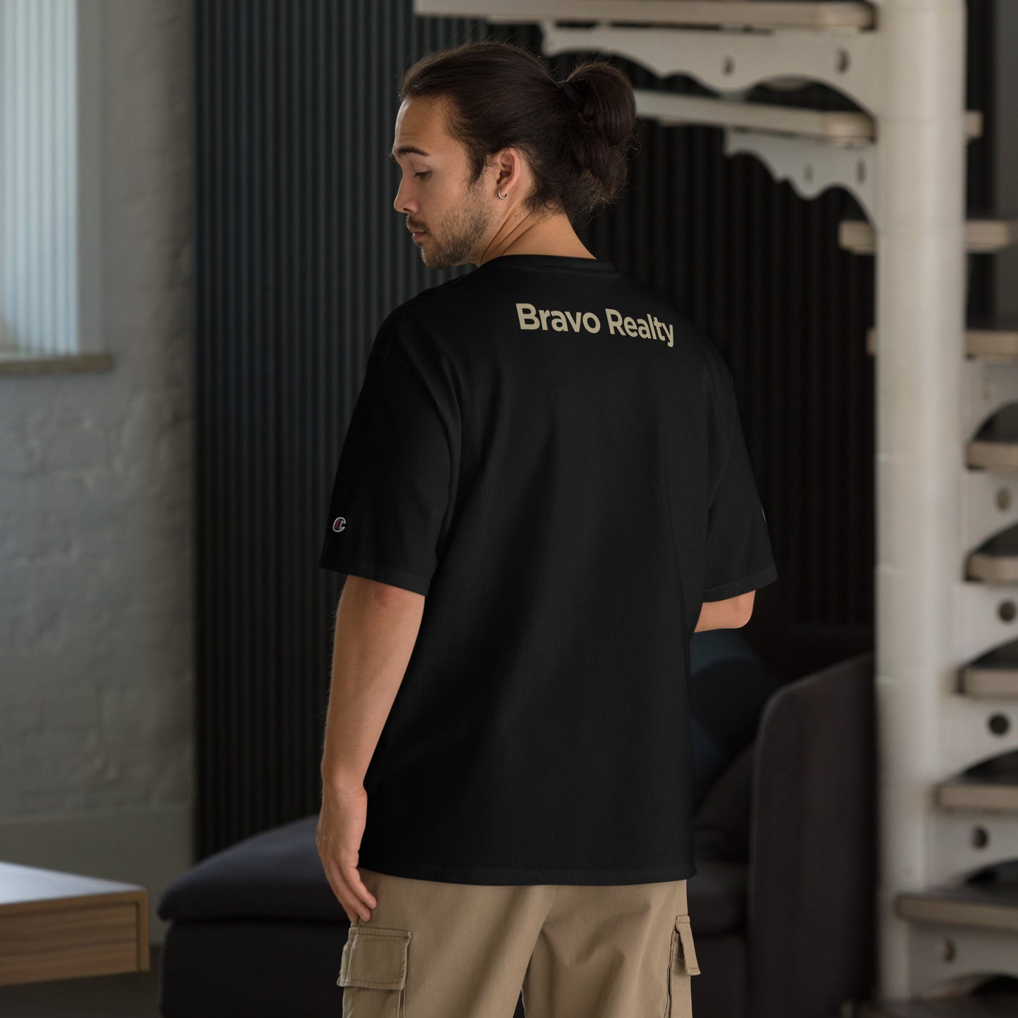 C21 - Bravo Realty on back Champion T-Shirt