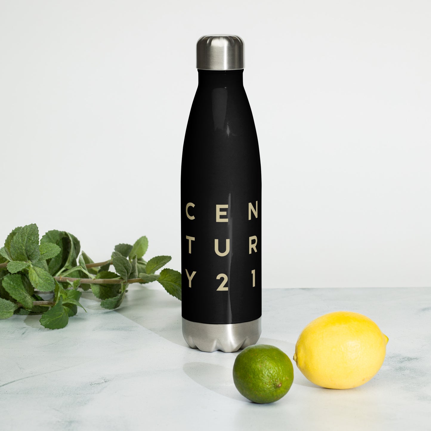 "Century 21" Stainless steel water bottle