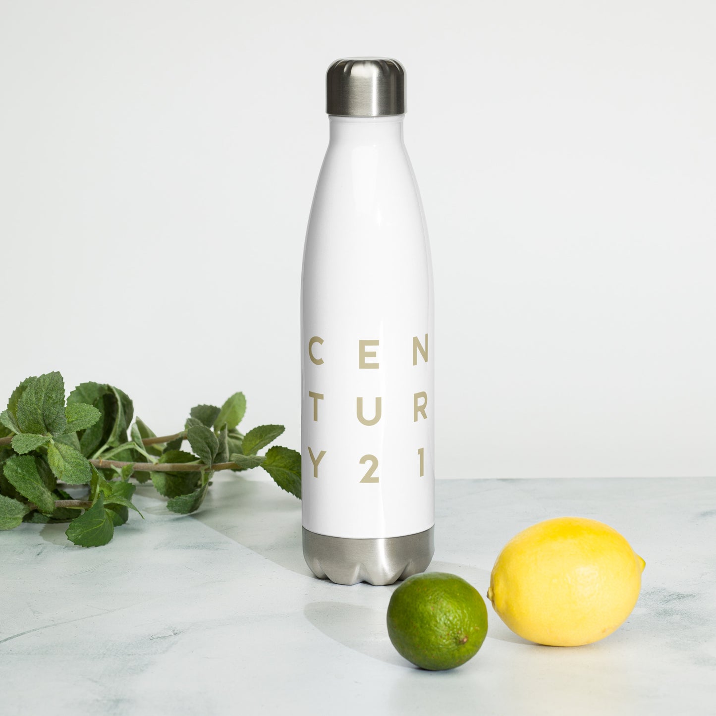 "Century 21" Stainless steel water bottle