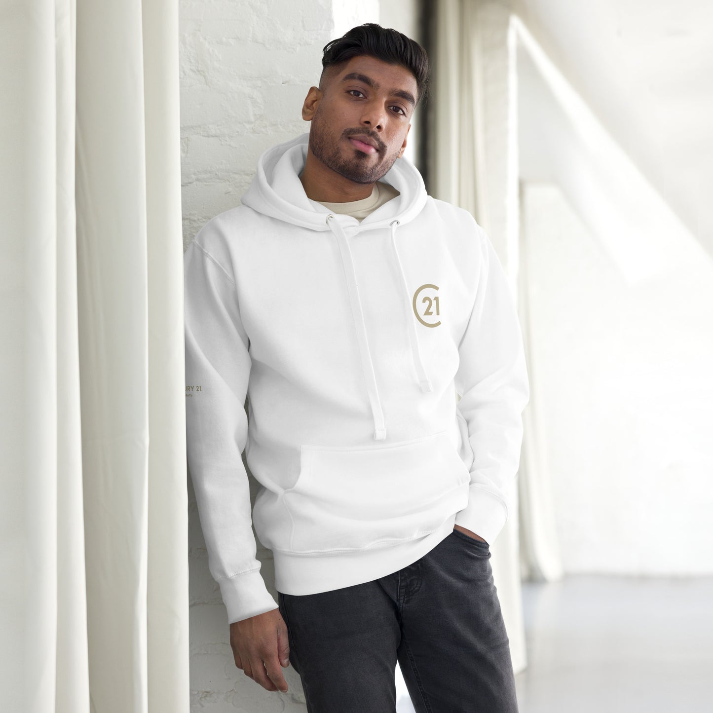 C21 -Bravo Realty on Right sleeve Unisex Hoodie