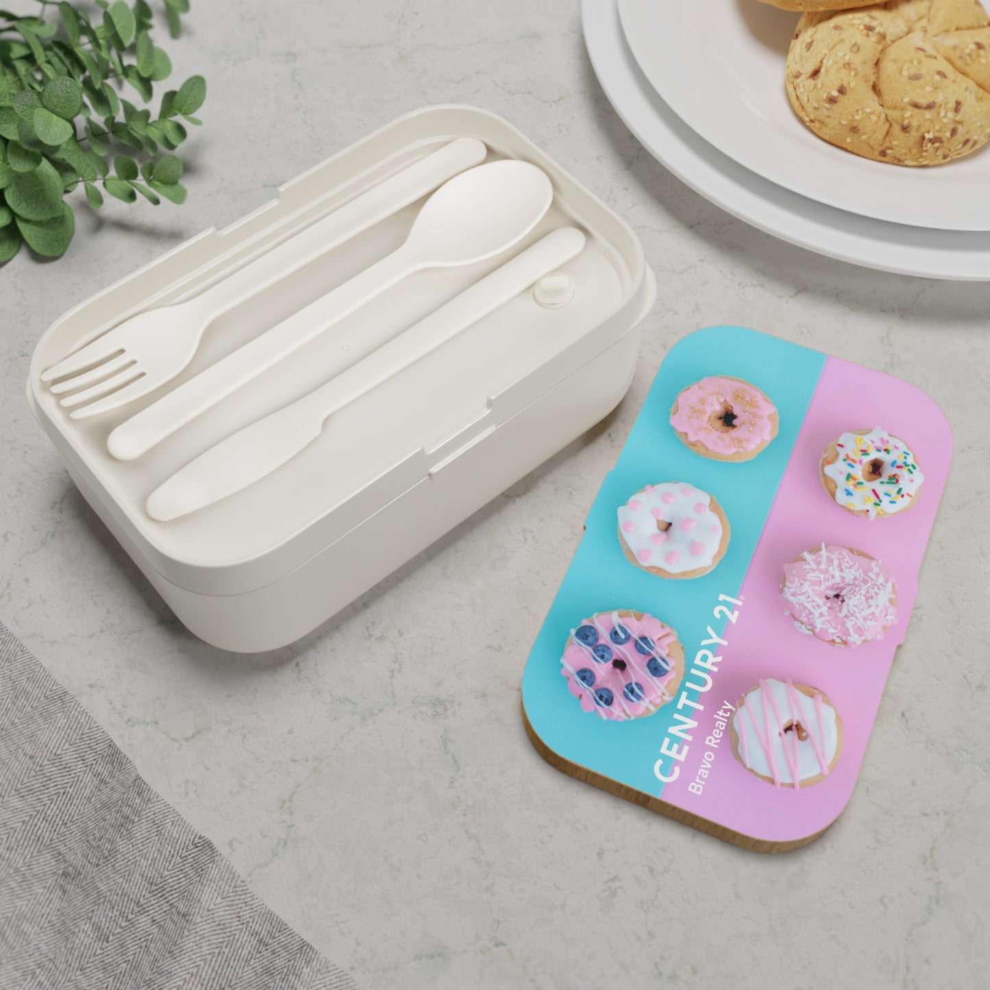 Donuts Bravo Realty Bento Lunch Box