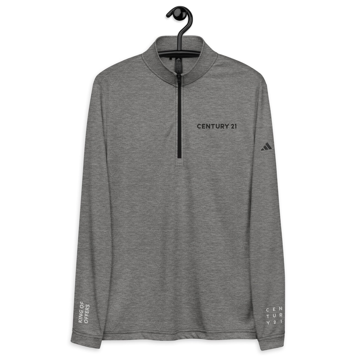 Century 21 Adidas Quarter zip pullover