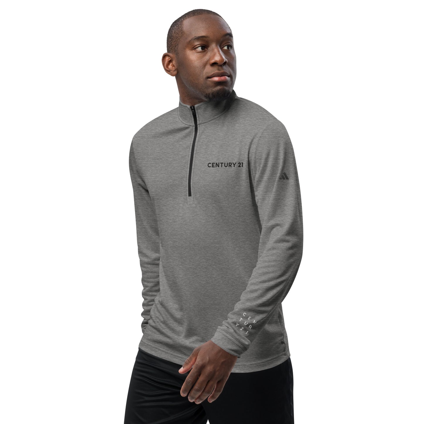 Century 21 Adidas Quarter zip pullover