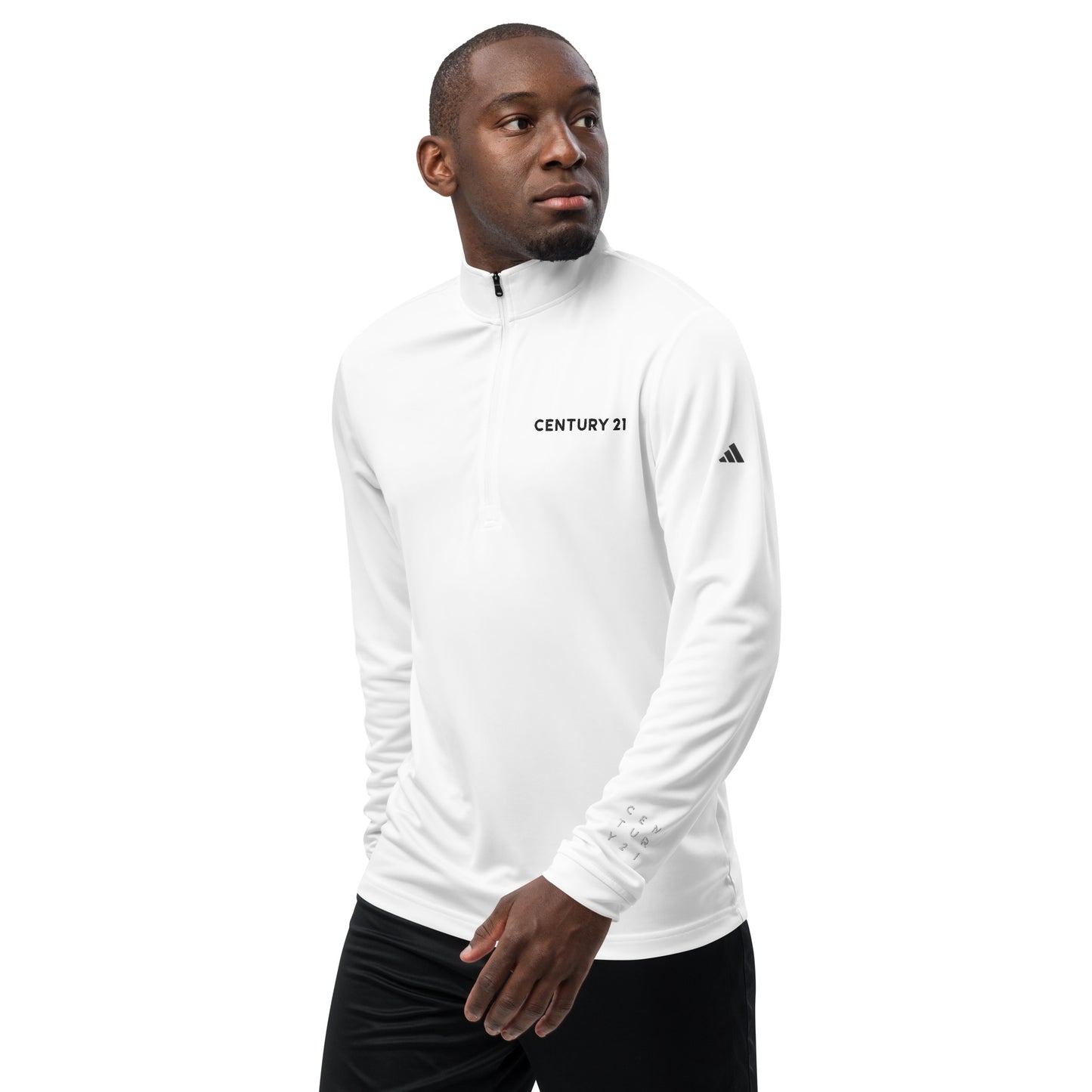 Century 21 Adidas Quarter zip pullover