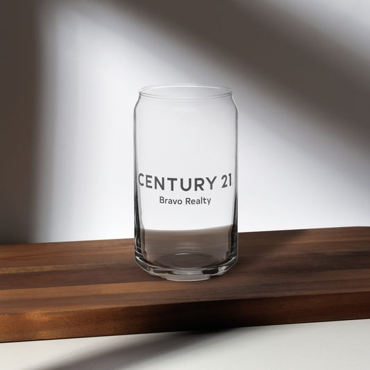 "Century 21" Can-shaped glass