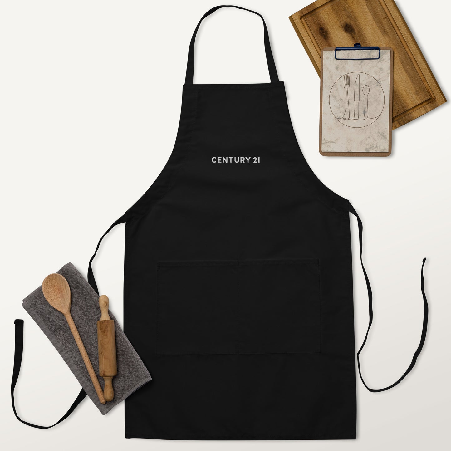 "Century 21" Embroidered Apron