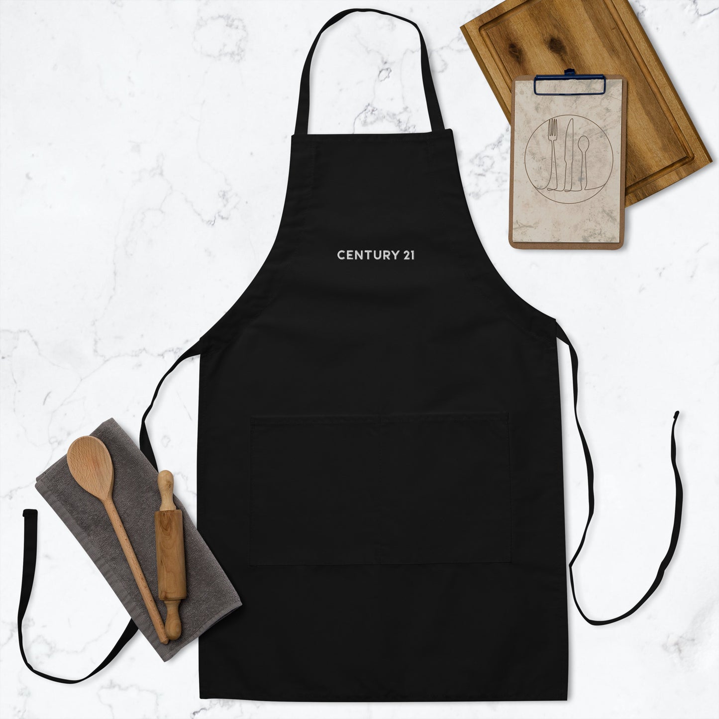 "Century 21" Embroidered Apron