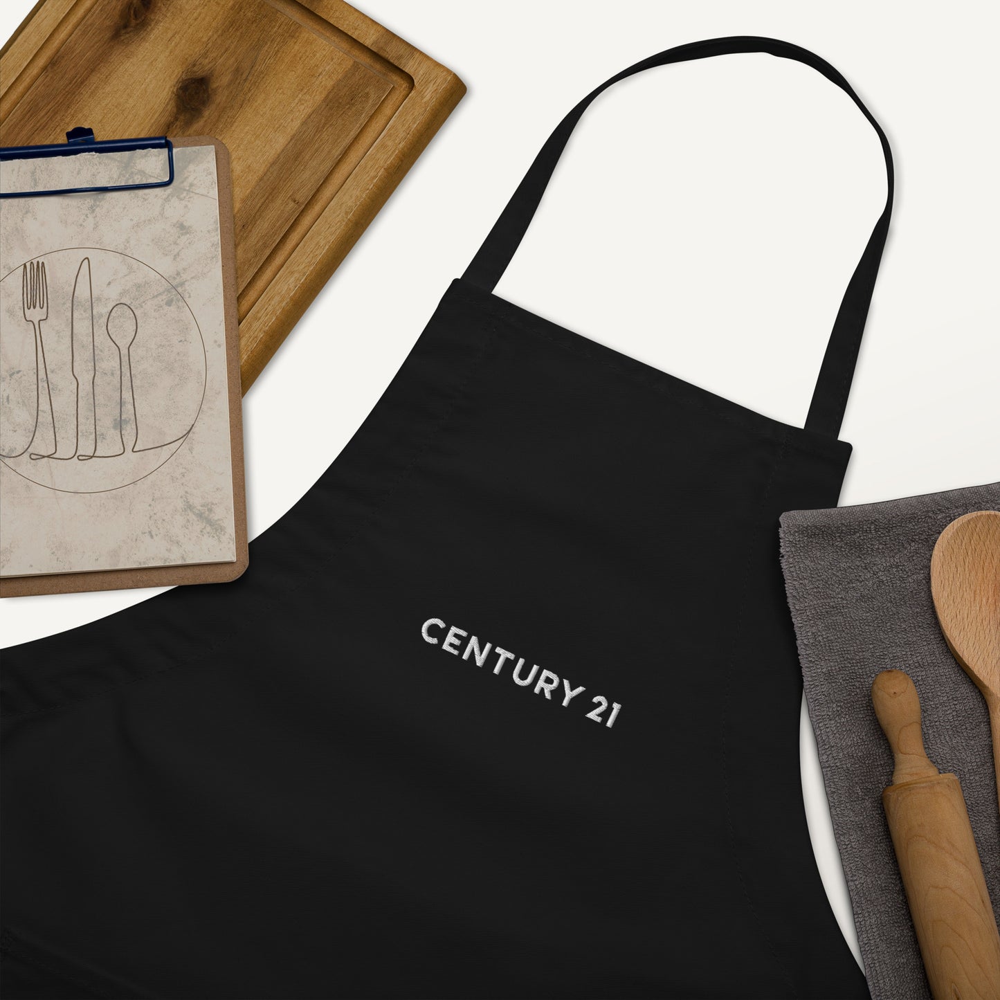 "Century 21" Embroidered Apron