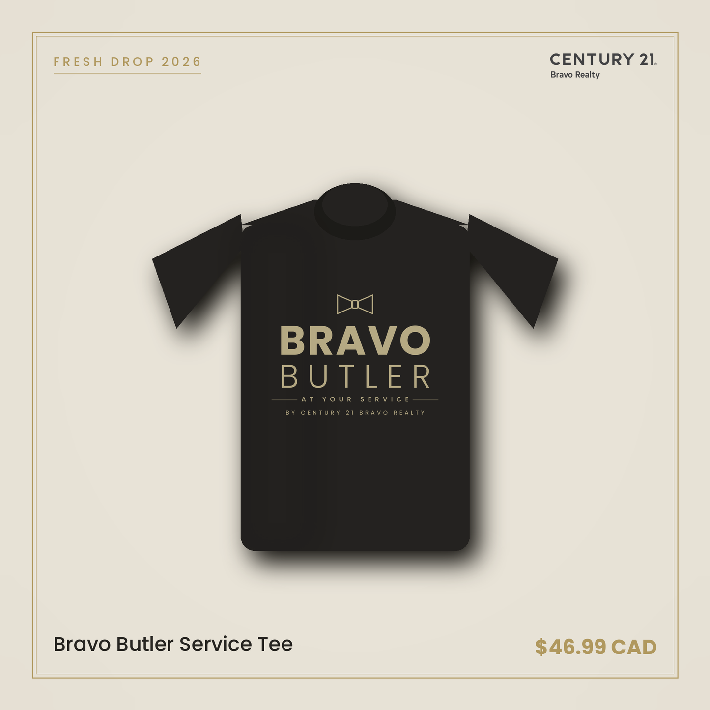 Bravo Butler Service Tee — Century 21 Bravo Realty