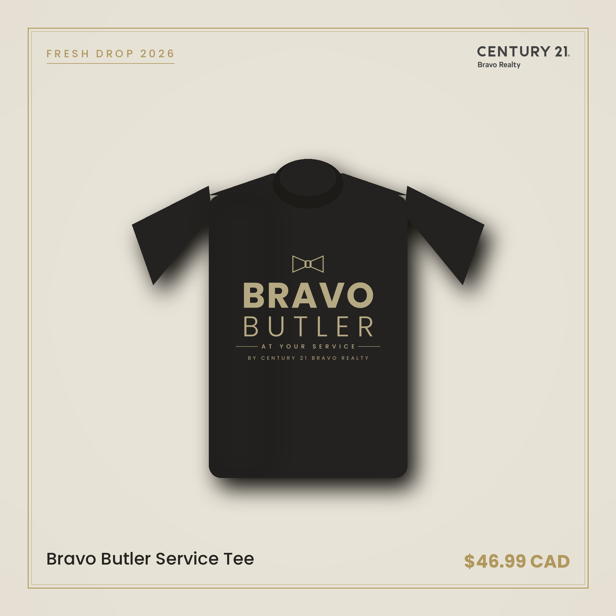Bravo Butler Service Tee — Century 21 Bravo Realty