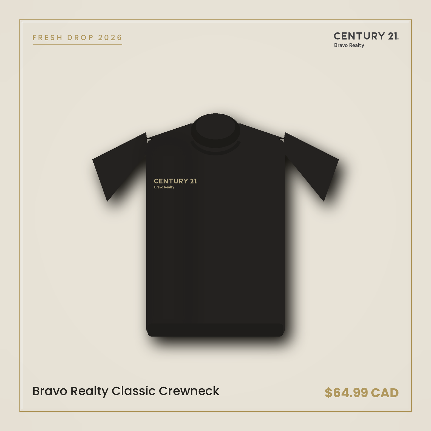 Bravo Realty Classic Crewneck — Century 21 Bravo Realty
