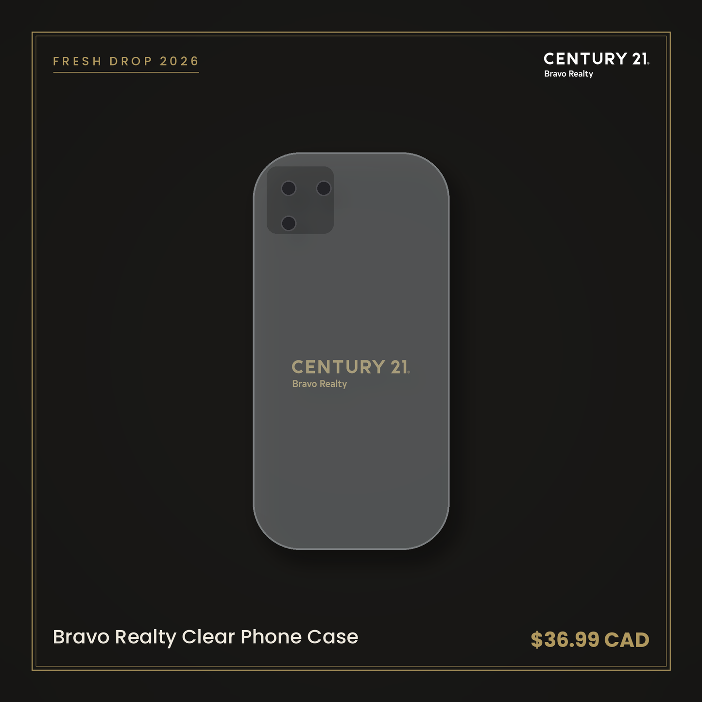 Bravo Realty Clear Phone Case — Century 21 Bravo Realty