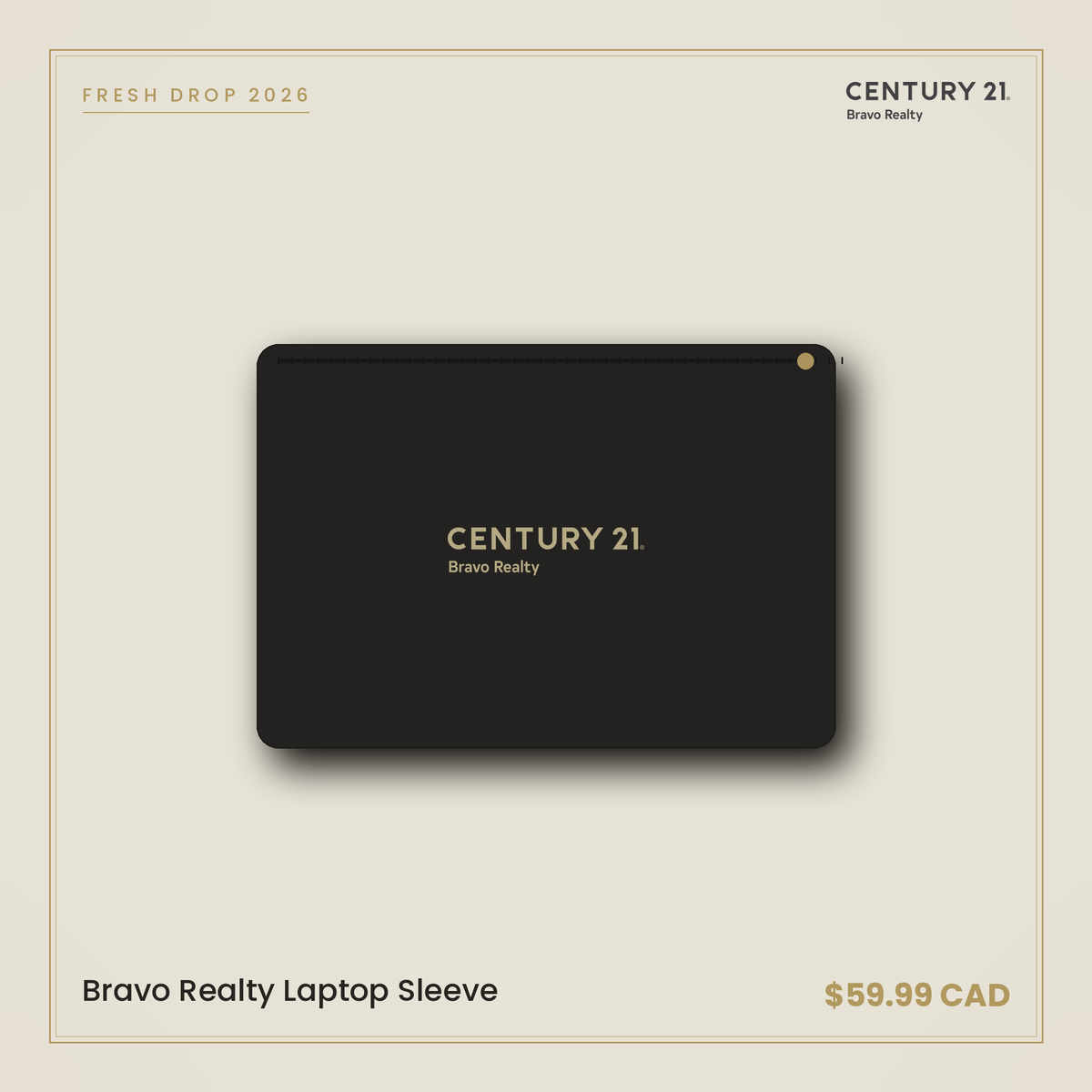 Bravo Realty Laptop Sleeve — Century 21 Bravo Realty