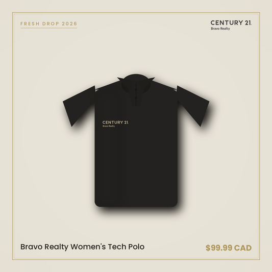 Bravo Realty Women's Tech Polo — Century 21 Bravo Realty