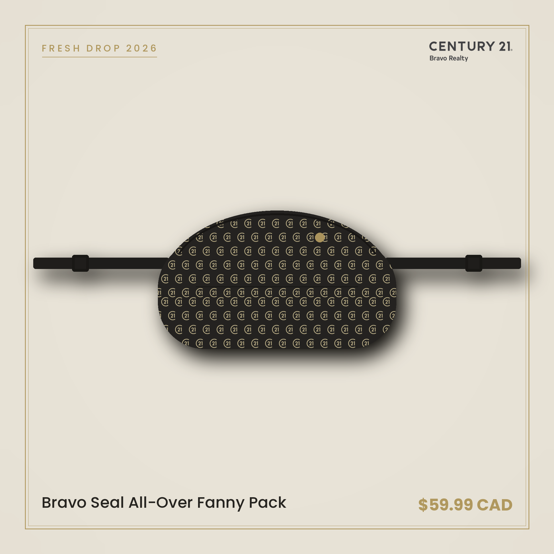 Bravo Seal All-Over Fanny Pack — Century 21 Bravo Realty