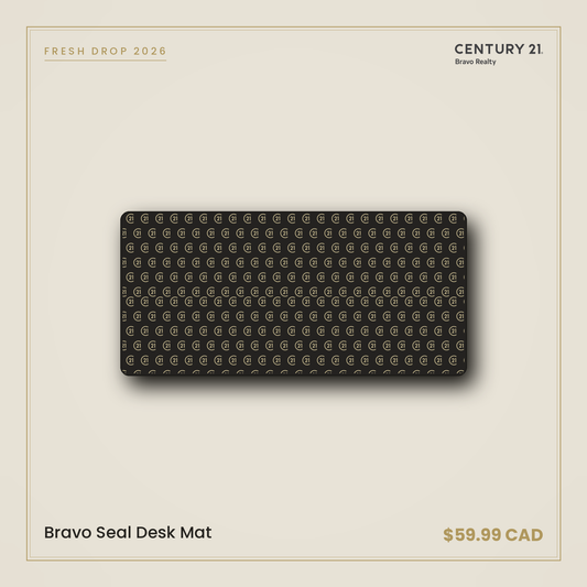 Bravo Seal Desk Mat — Century 21 Bravo Realty