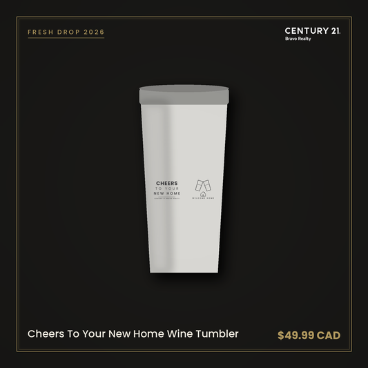 Cheers To Your New Home Wine Tumbler — Century 21 Bravo Realty