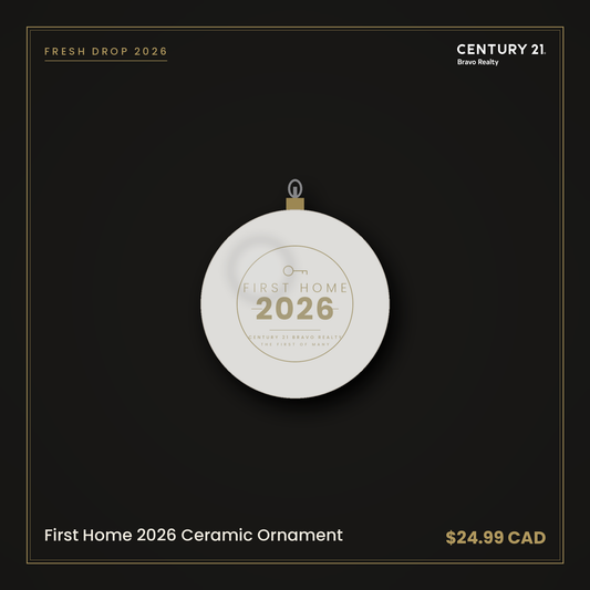 First Home 2026 Ceramic Ornament — Century 21 Bravo Realty