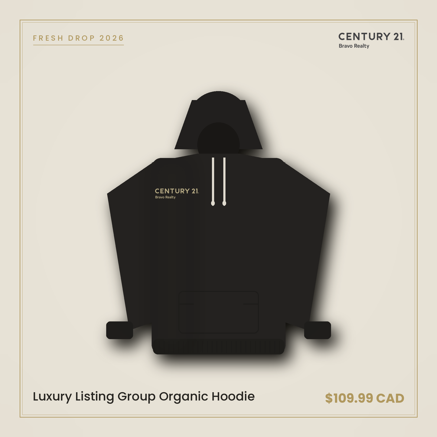 Luxury Listing Group Organic Hoodie — Century 21 Bravo Realty