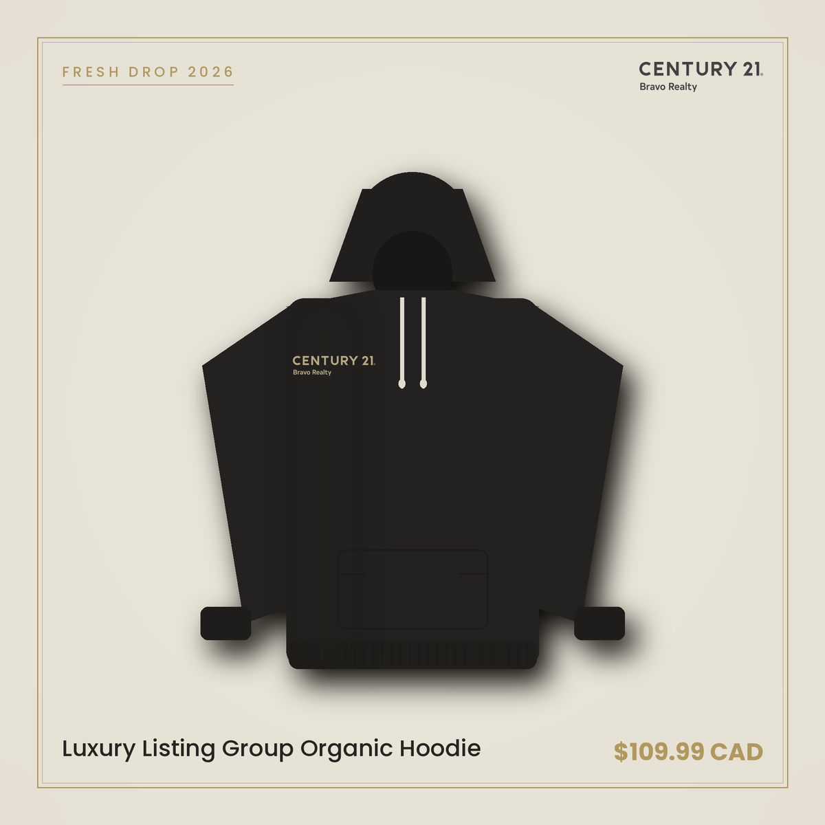 Luxury Listing Group Organic Hoodie — Century 21 Bravo Realty