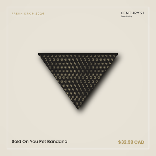 Sold On You Pet Bandana — Century 21 Bravo Realty