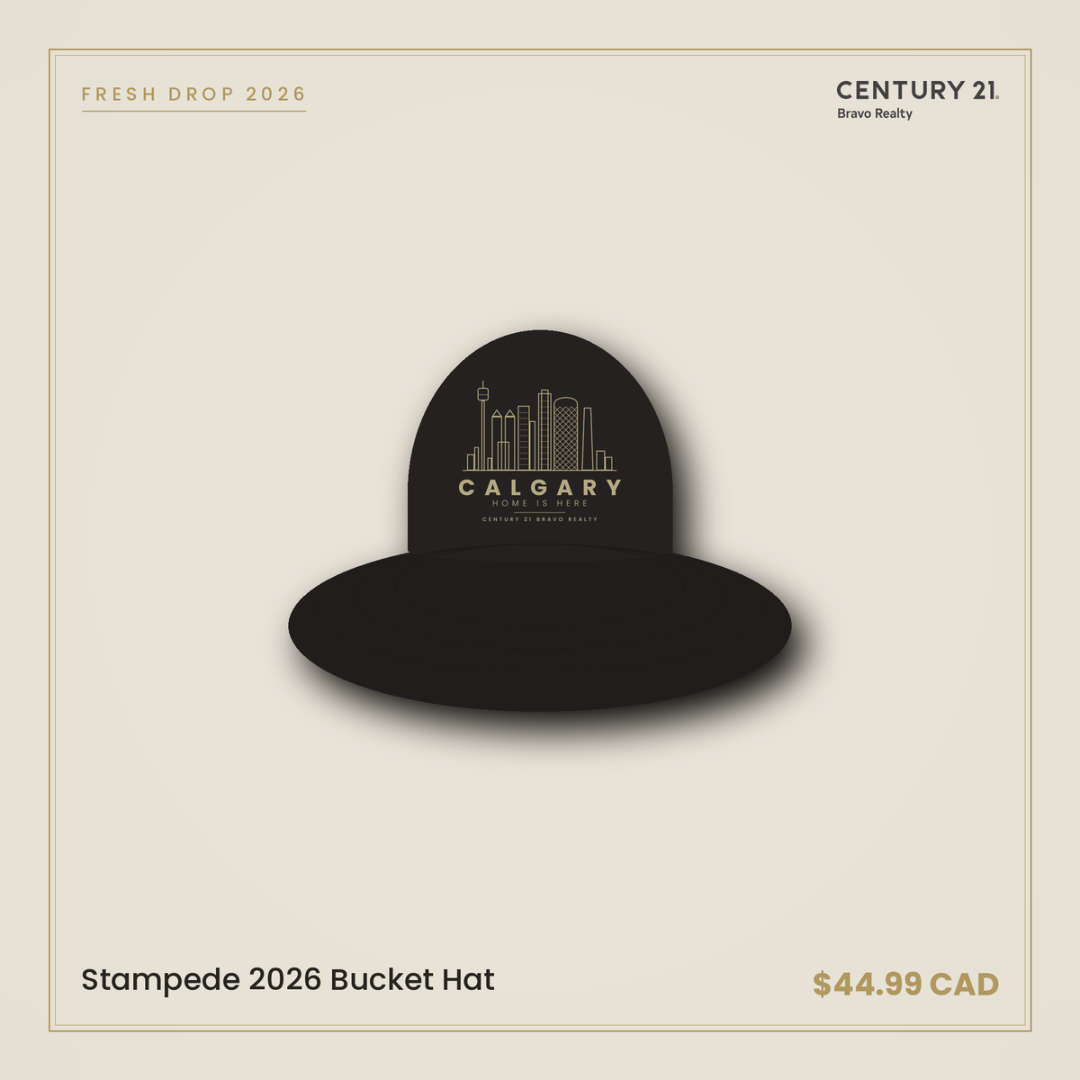 Stampede 2026 Bucket Hat — Century 21 Bravo Realty
