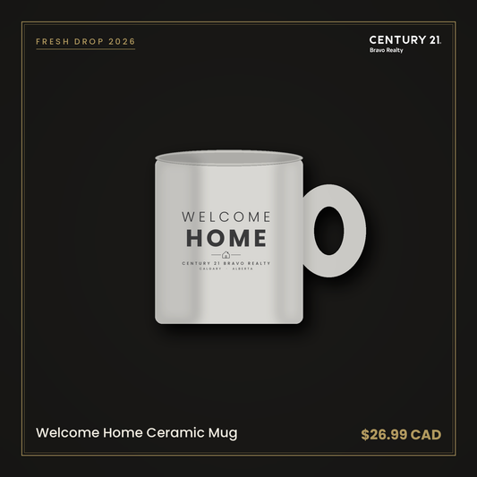 Welcome Home Ceramic Mug — Century 21 Bravo Realty