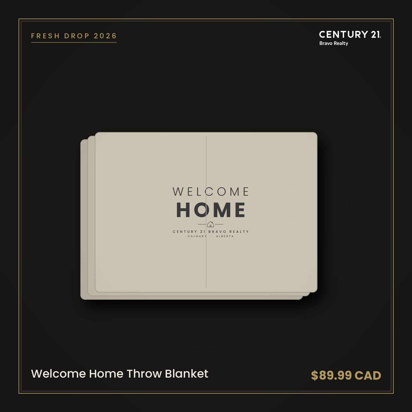 Welcome Home Throw Blanket — Century 21 Bravo Realty