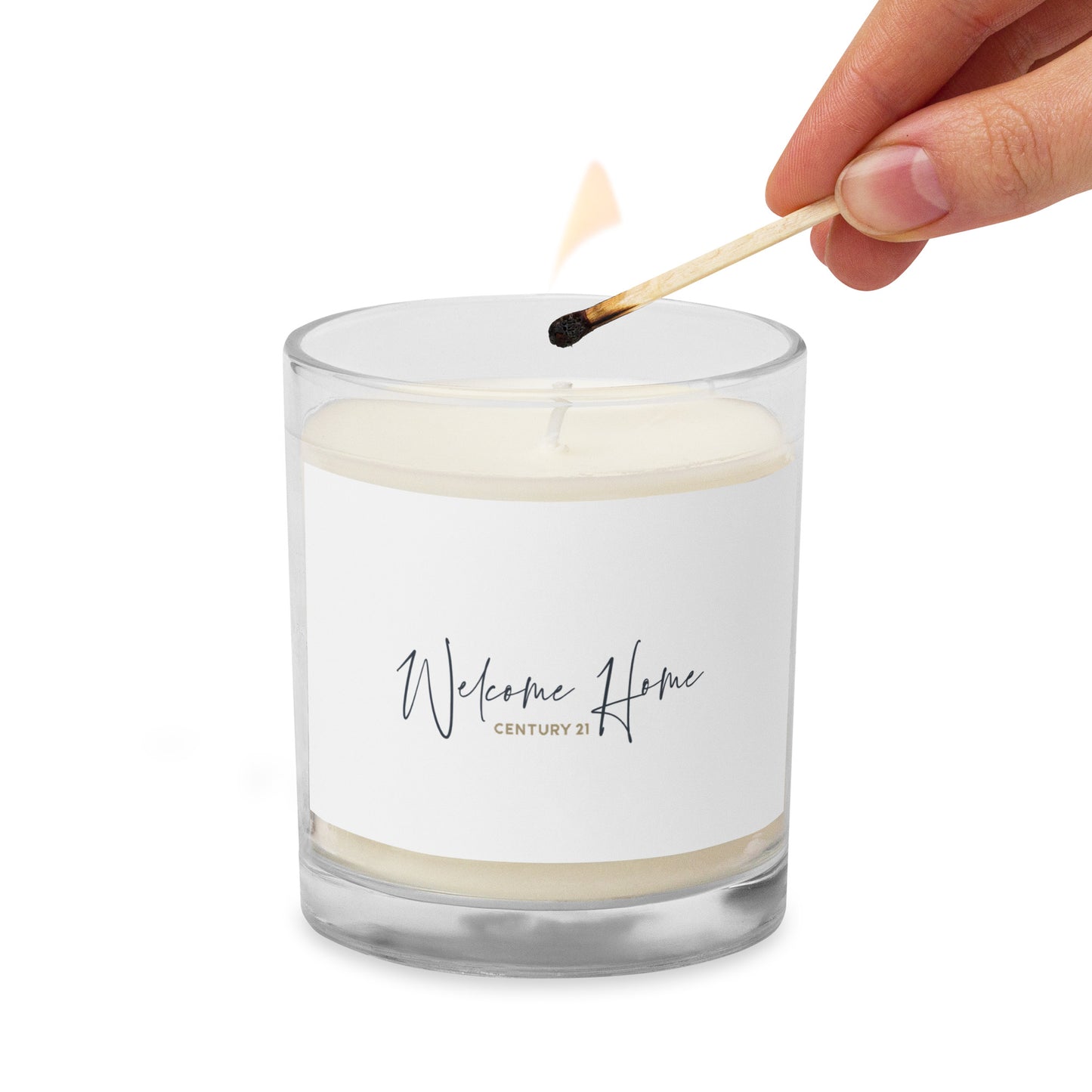 Welcome Home Glass jar soy wax candle