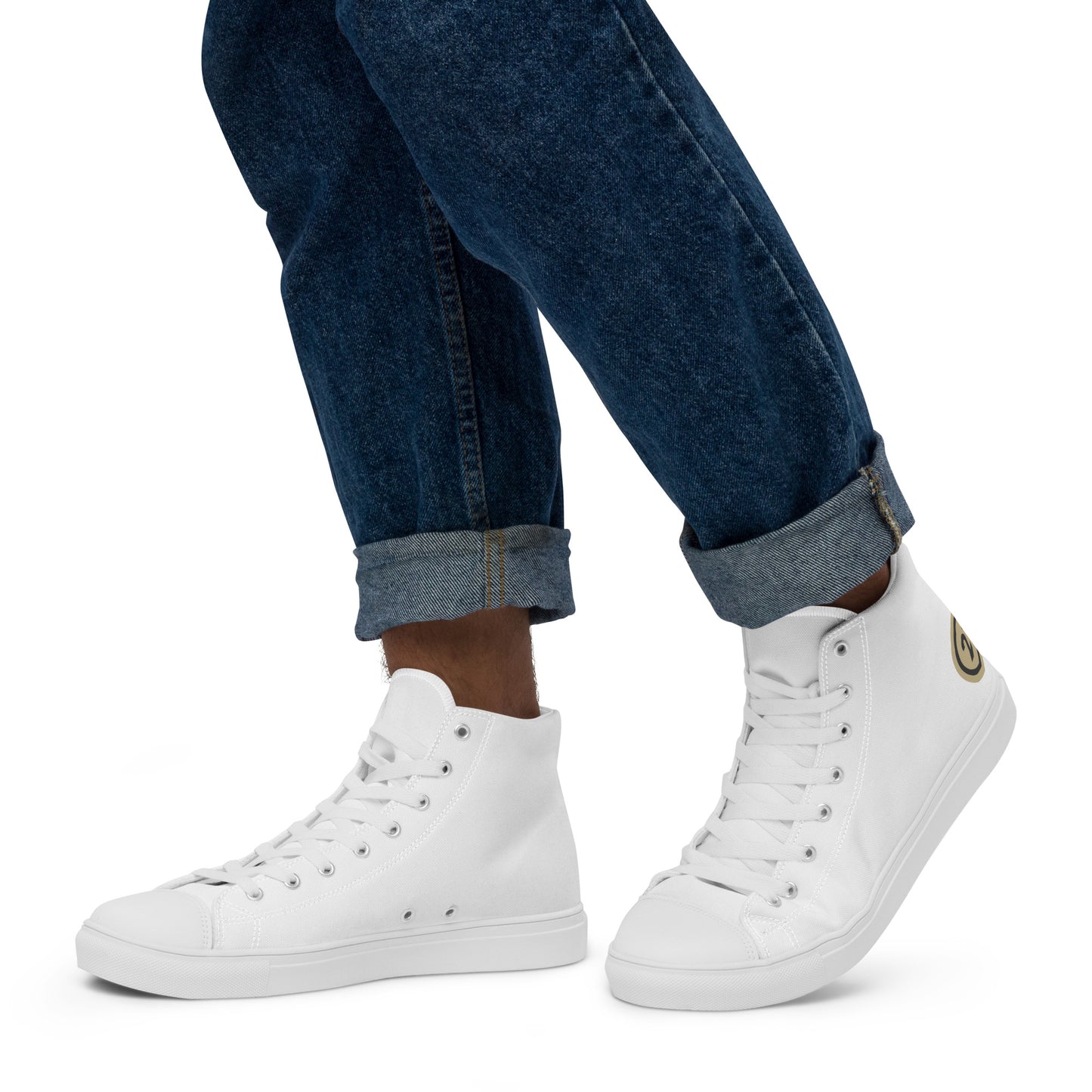 "C21" Men’s high top canvas shoes