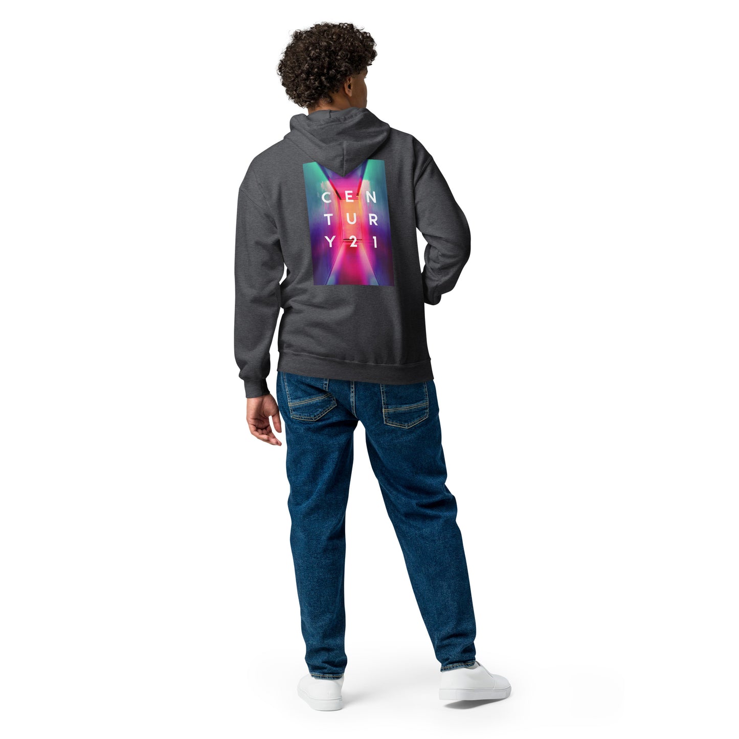 Neon Century 21 Unisex heavy blend zip hoodie