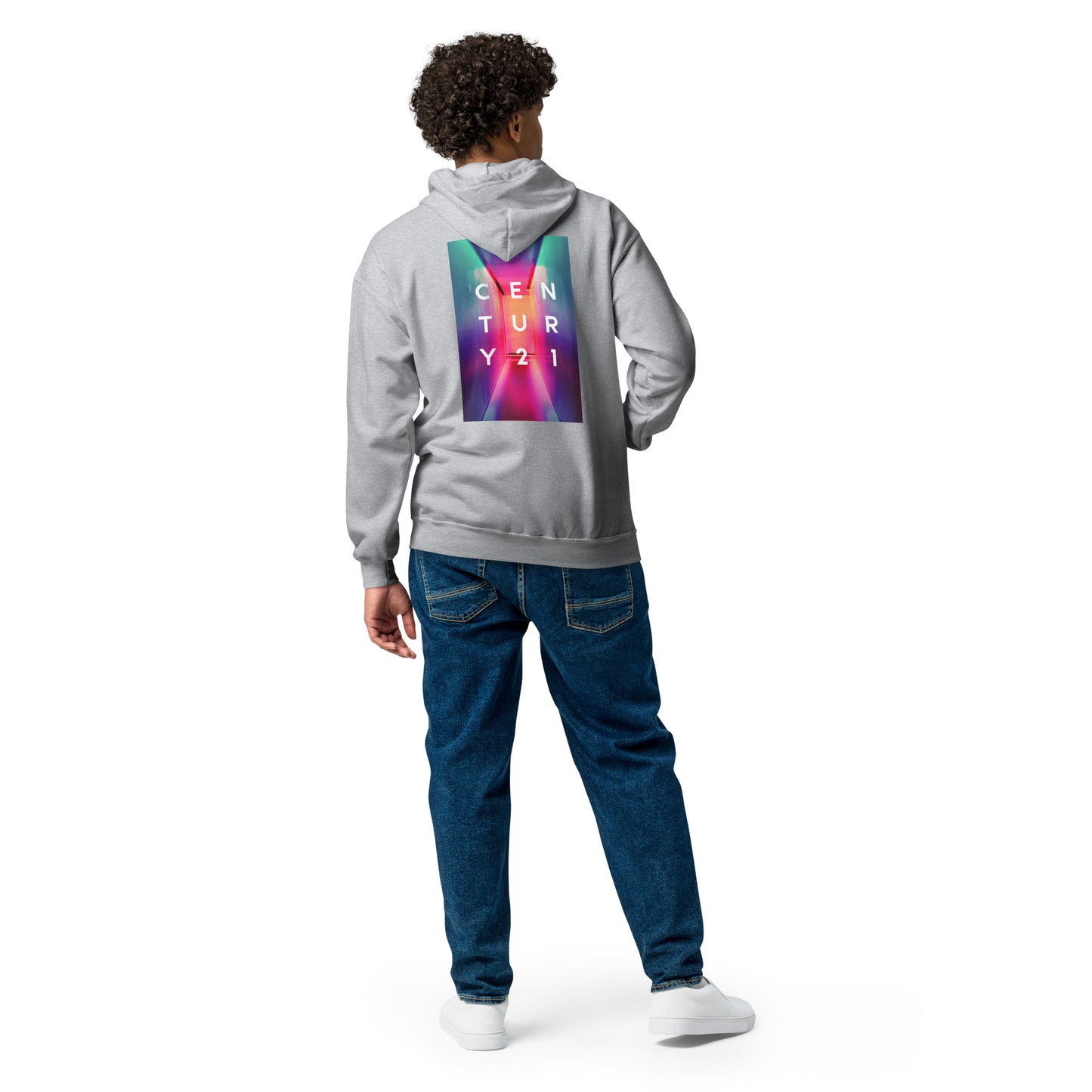 Neon Century 21 Unisex heavy blend zip hoodie