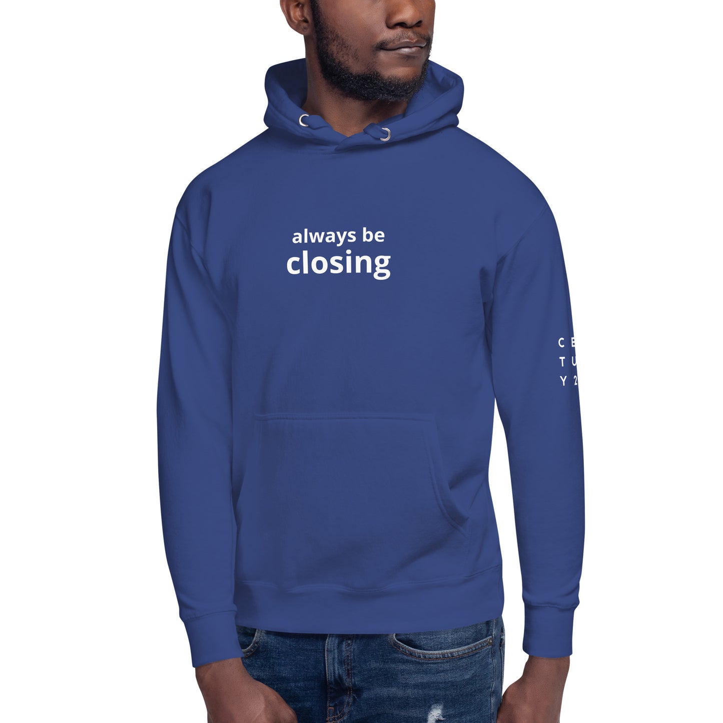 "Always be closing" Logo on sleeve Unisex Hoodie