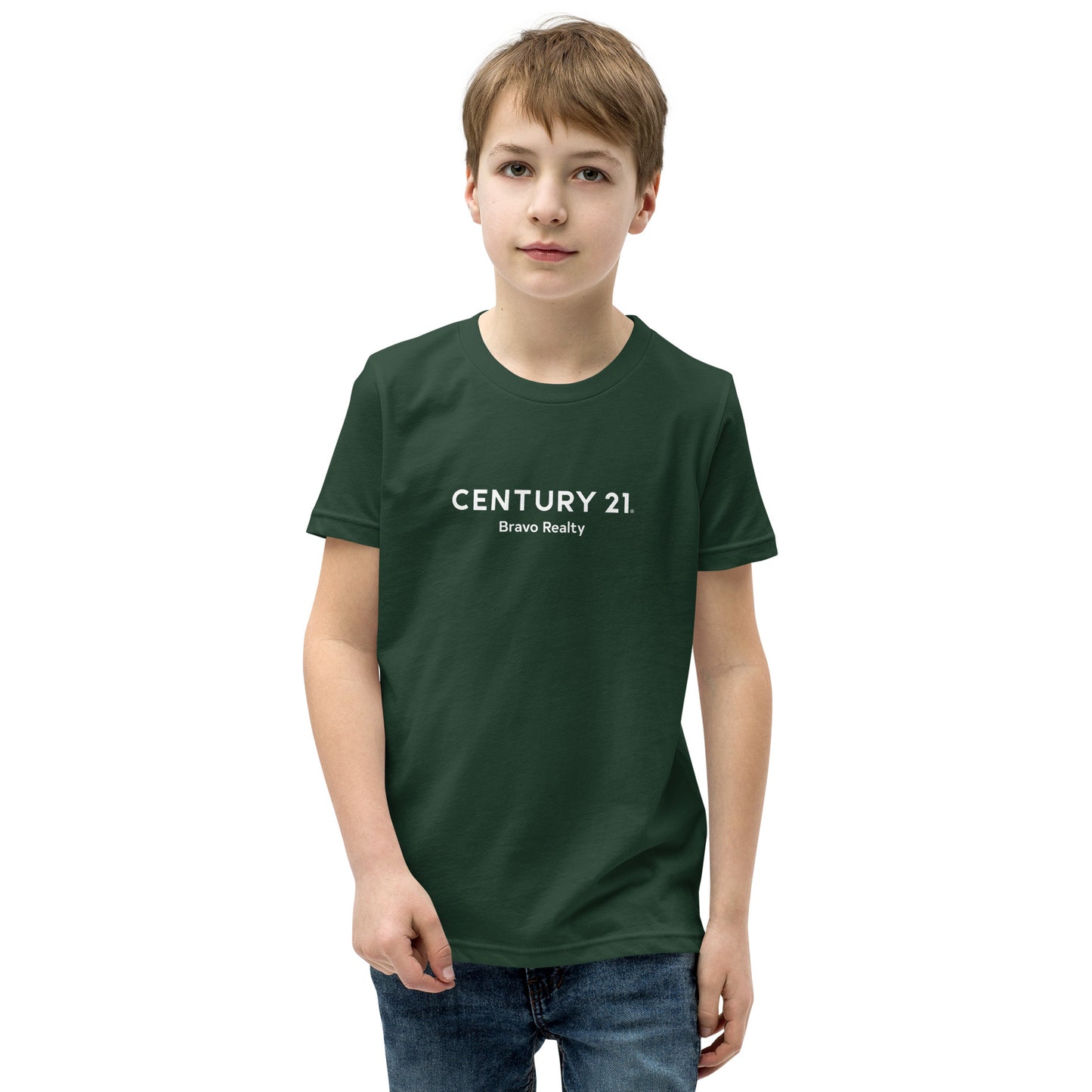 "Century 21 Bravo Realty" Youth Short Sleeve T-Shirt